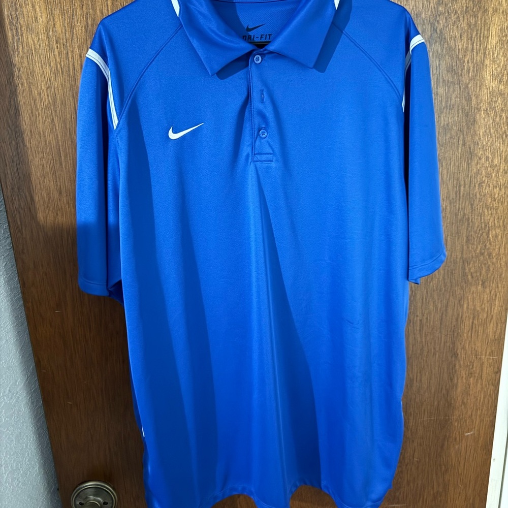 Nike Blue Performance Polo Shirt